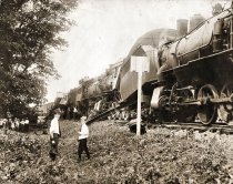 Train accident, Norfolk and Western, c1915
